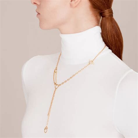 Hermes lariat necklace